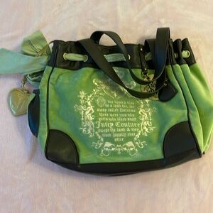 Green vintage juicy couture purse